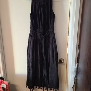 Club Monaco tasseled maxi dress